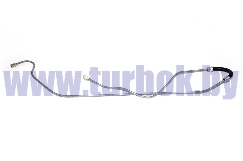 Трубка отводящая со шлангом от ГБЦ до бака L=1560 (сталь)