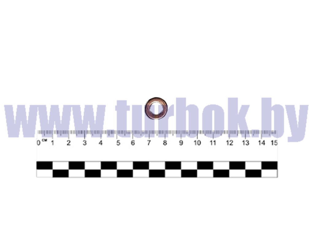 Шайба медная 1,5*08*15