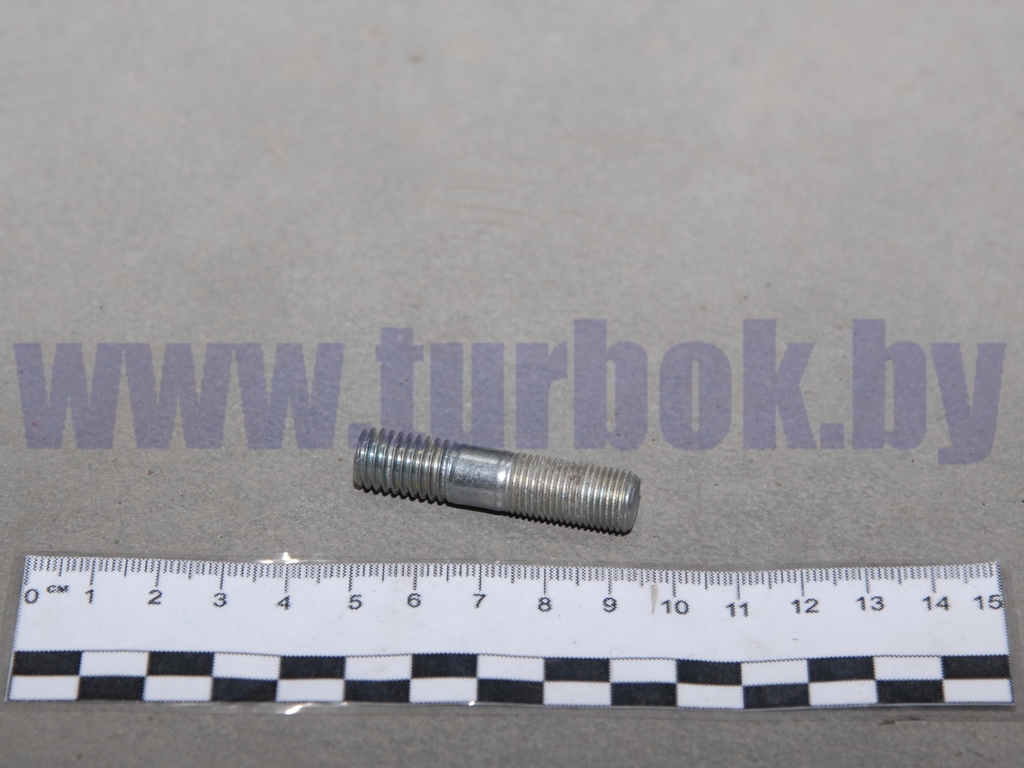 Шпилька М10*1,5*16/М10*1*28 насоса водяного ЯМЗ
