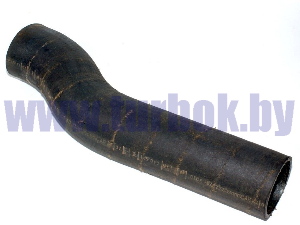 Шланг отводящий (патрубок радиатора нижний кривой, L=245,D=70х80)