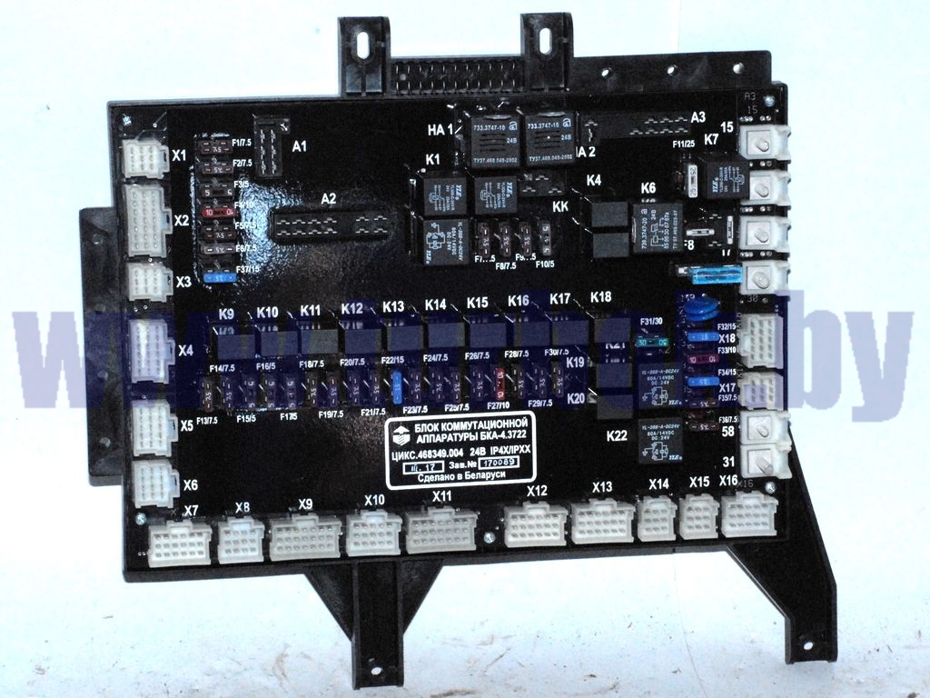 Схема предохранителей маз 5440