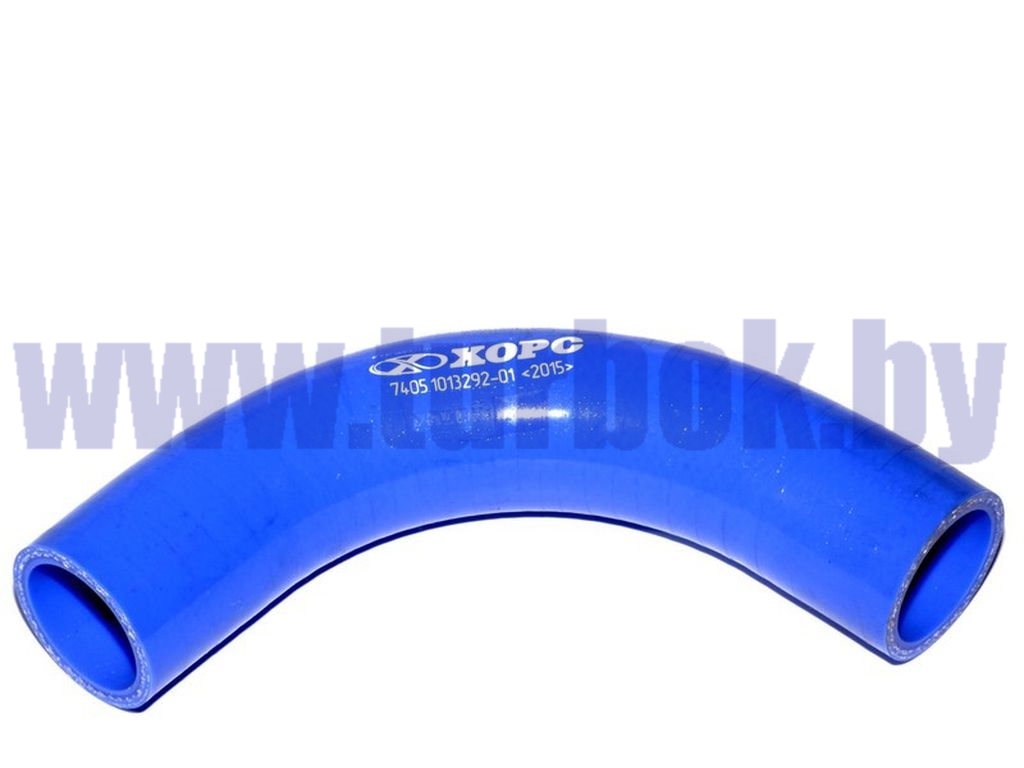 Патрубок теплообменника КАМАЗ-65115 (L=135,d=31) силикон синий