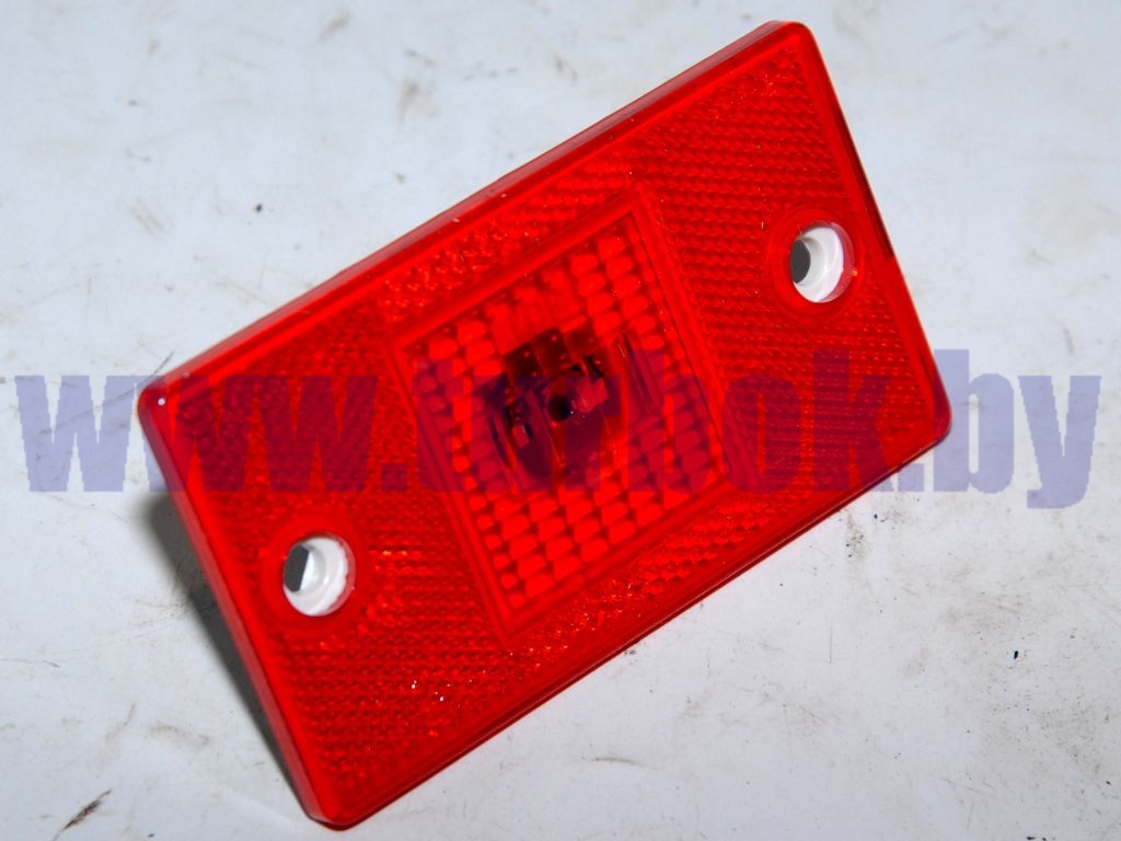 Фонарь задний габаритный прямоугольный (красный) светодиоды