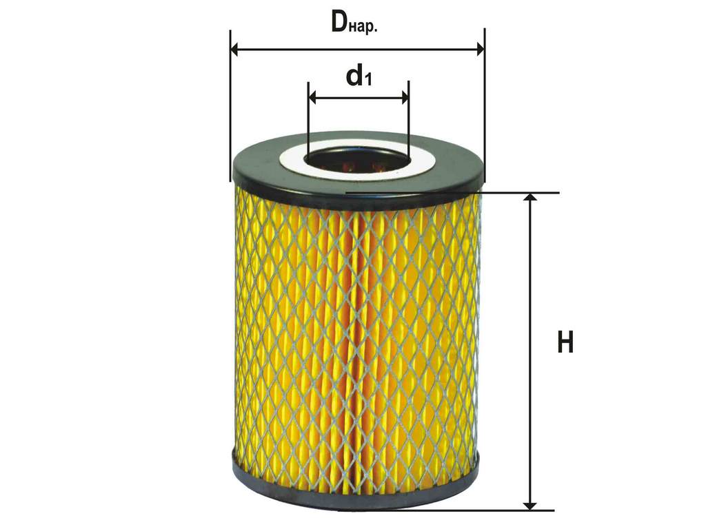 Элемент фильтрующий масла ММЗ (127х96х41)