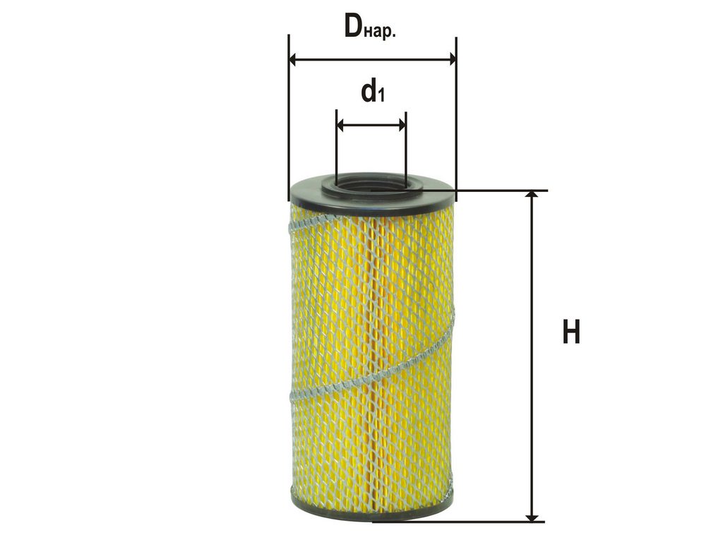 Элемент фильтрующий масла ЯМЗ (232х116х53)