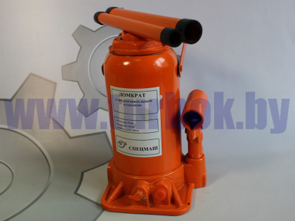 Домкрат гидравлический 20 т (1-плунжерный) 235-440 мм с предохранительным клапаном
