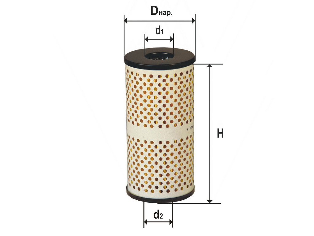 Элемент фильтрующий масла КАМАЗ(204х100х39)