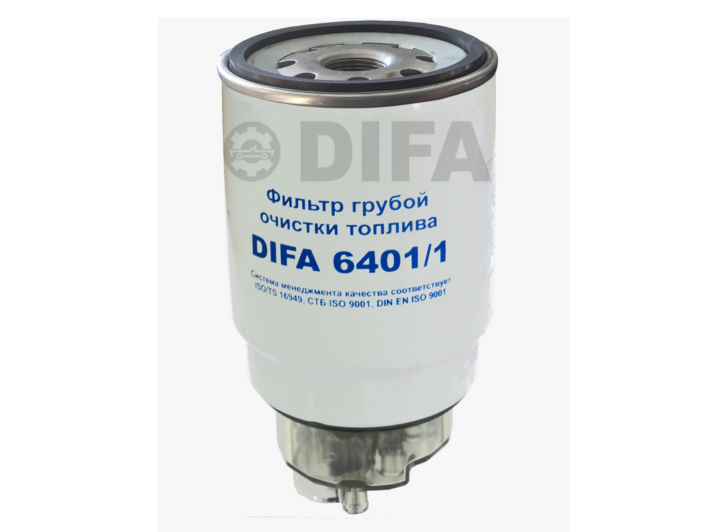 Фильтр топливный грубой очистки в сборе со стаканом МАЗ Д-245.9Е3,-245.35Е3, ДАФ, КАМАЗ (PL270X)